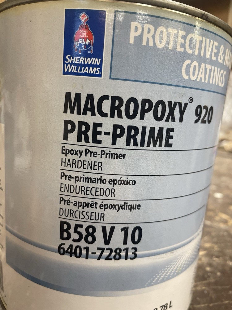 Sherwin Williams Macropoxy 920 Epoxy Primer Part B Catalyst / Hardener/ Gallon