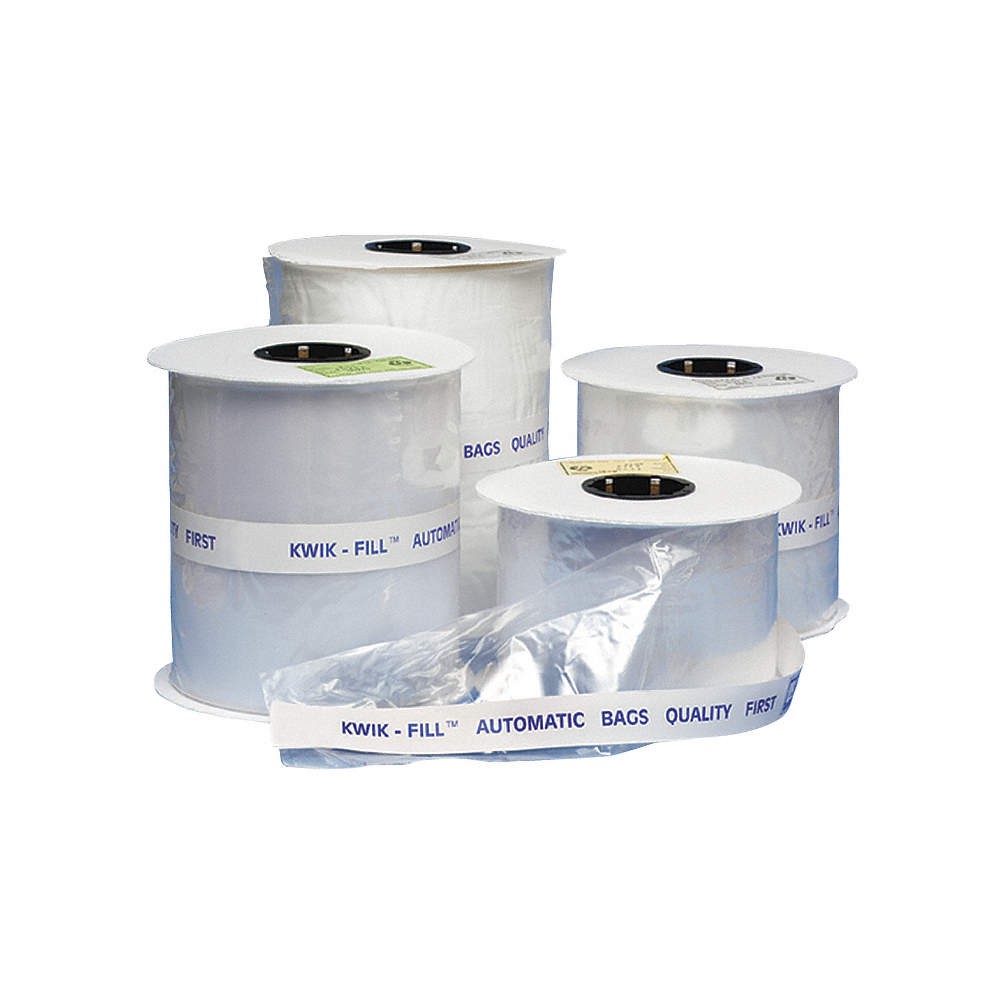 GRAINGER APPROVED 5CPT2 Open End Poly Bag,Flat,PK1250 5CPT2