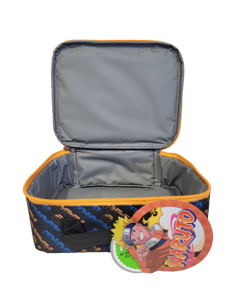 Naruto Rectangle Insulated Lunch Bag with Handle, New
