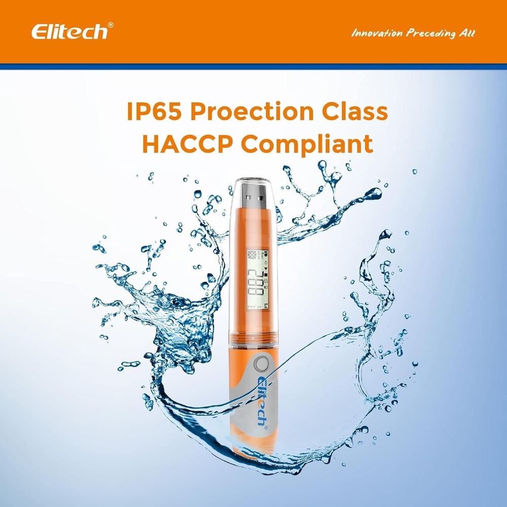 RC-51H USB Temperature Data Logger Reusable Digital Recorder Refrigerator The...