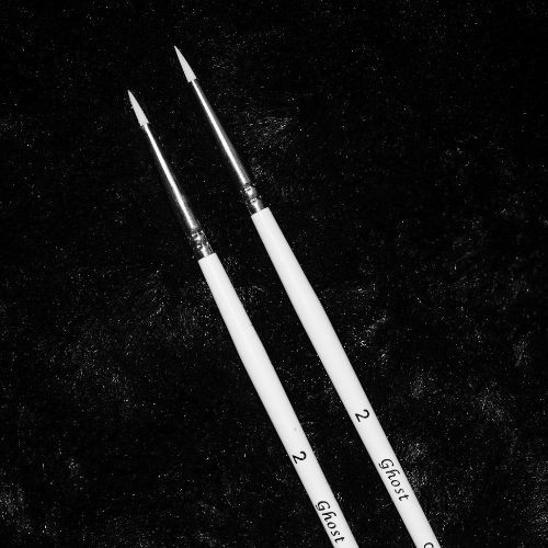 Ghost Brush 2 Pack Size #2 Kickstarter Miniature Paint Brushes Warhammer