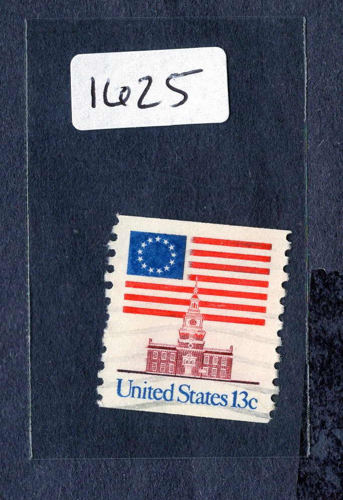 1975 Stamp #1625 Flag over Independence Hall Used