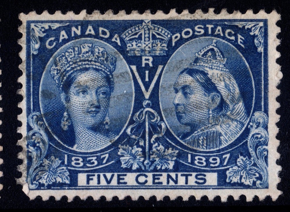 #54 Jubilee 5c Canada used well centered