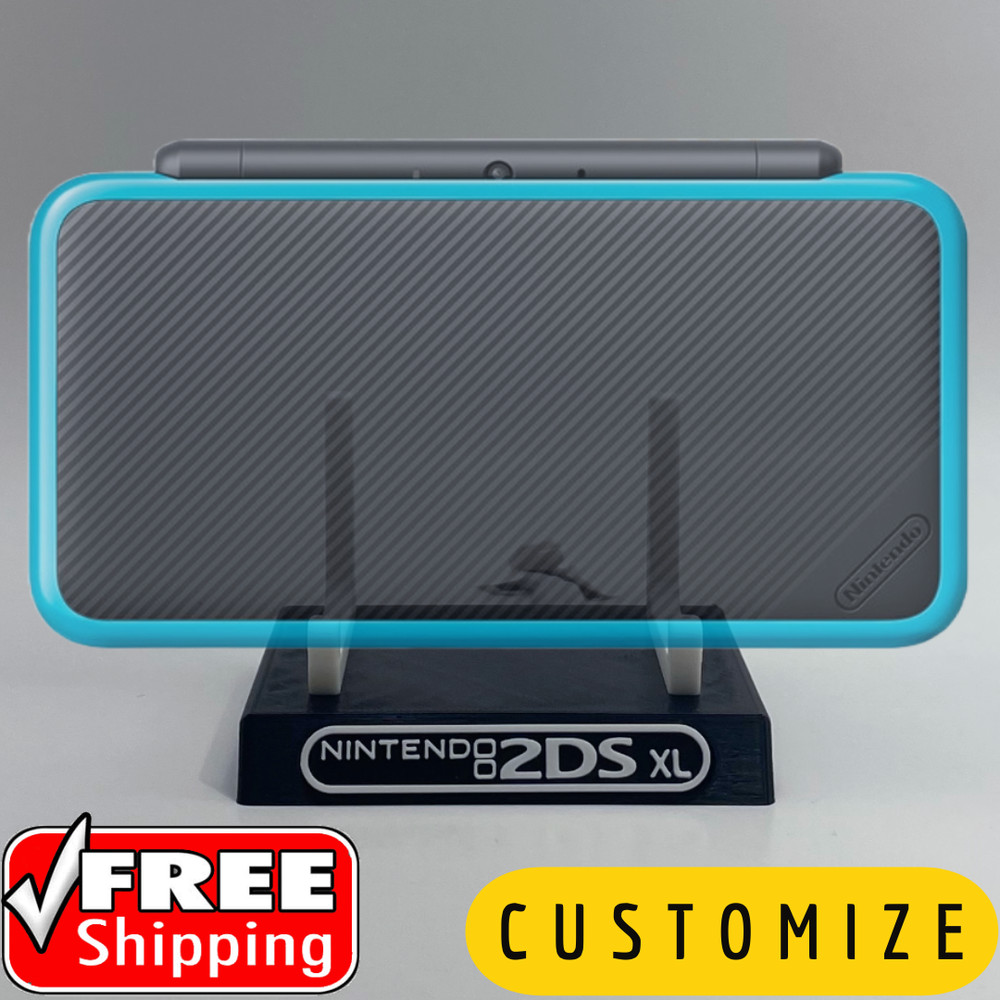 Nintendo 2DS XL Display/Stand/Holder - DISPLAY ONLY (Customize Colors)
