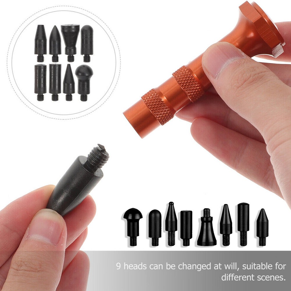Car Paintless Dent Repair Kit - Easy Dent Removal with Puller, Glue Gun & Tabs