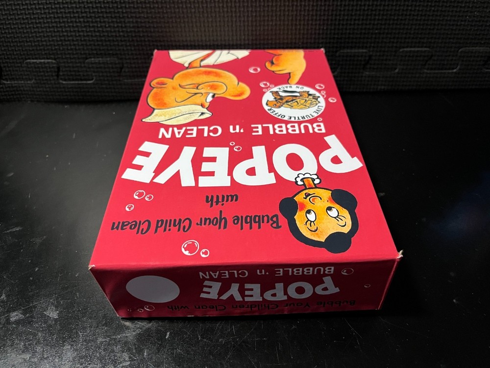 Popeye Bubble n Clean - Empty custom design display box