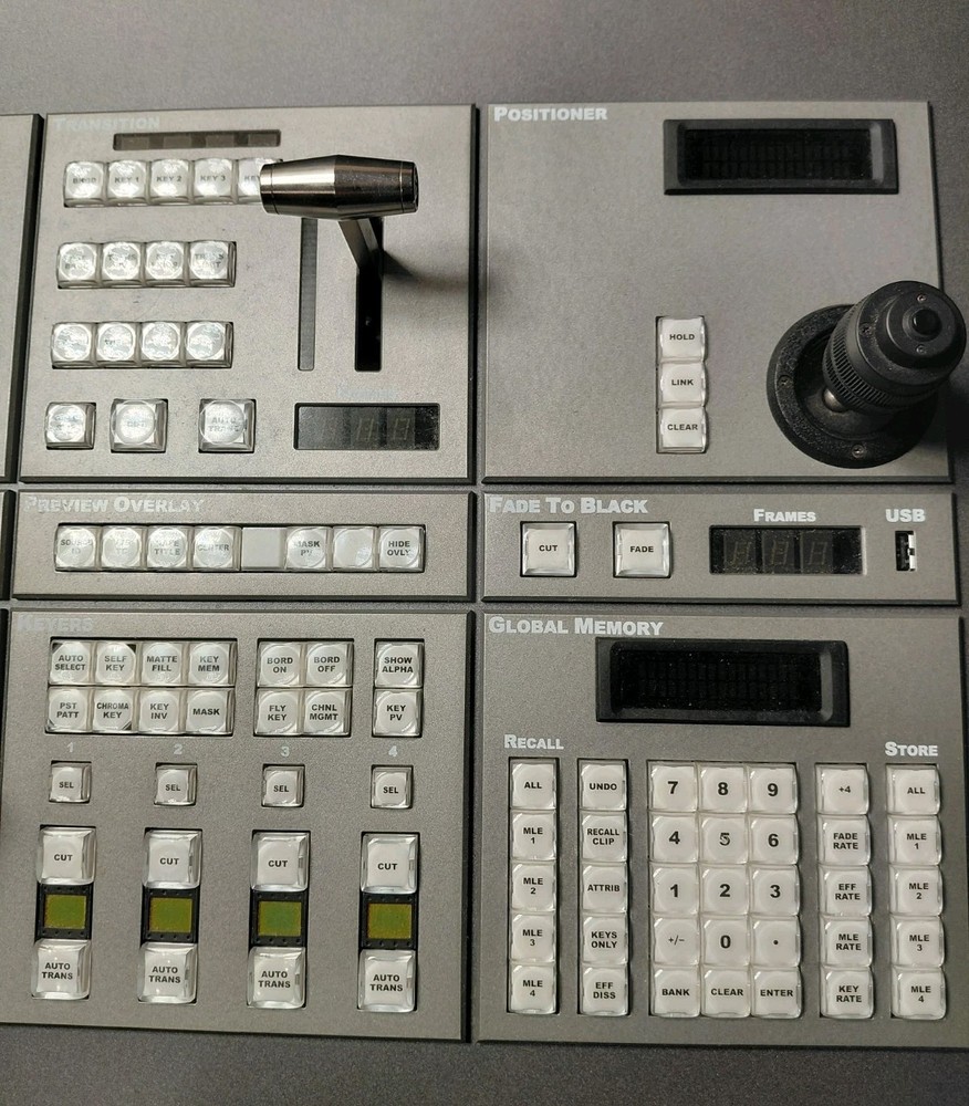 Ross Video Vision 2 Control Panel V2MP-001 - Powers On - Very Nice - UNTESTED