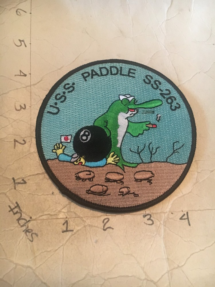 US NAVY USS Paddle SS-263 Submarine Patch 8/1/25