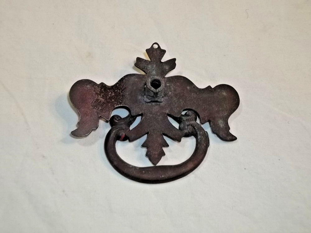 Lot 10 Small Antique Drawer Pulls Copper Finish