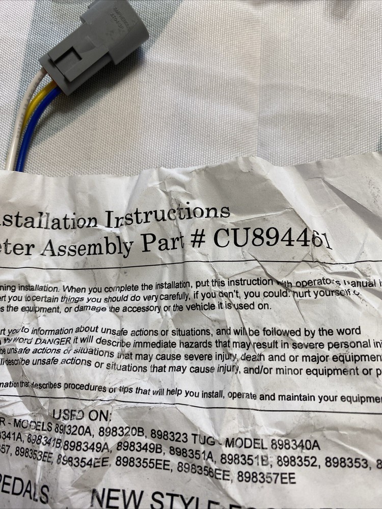 Unisource CU894461 - Potentiometer Assembly
