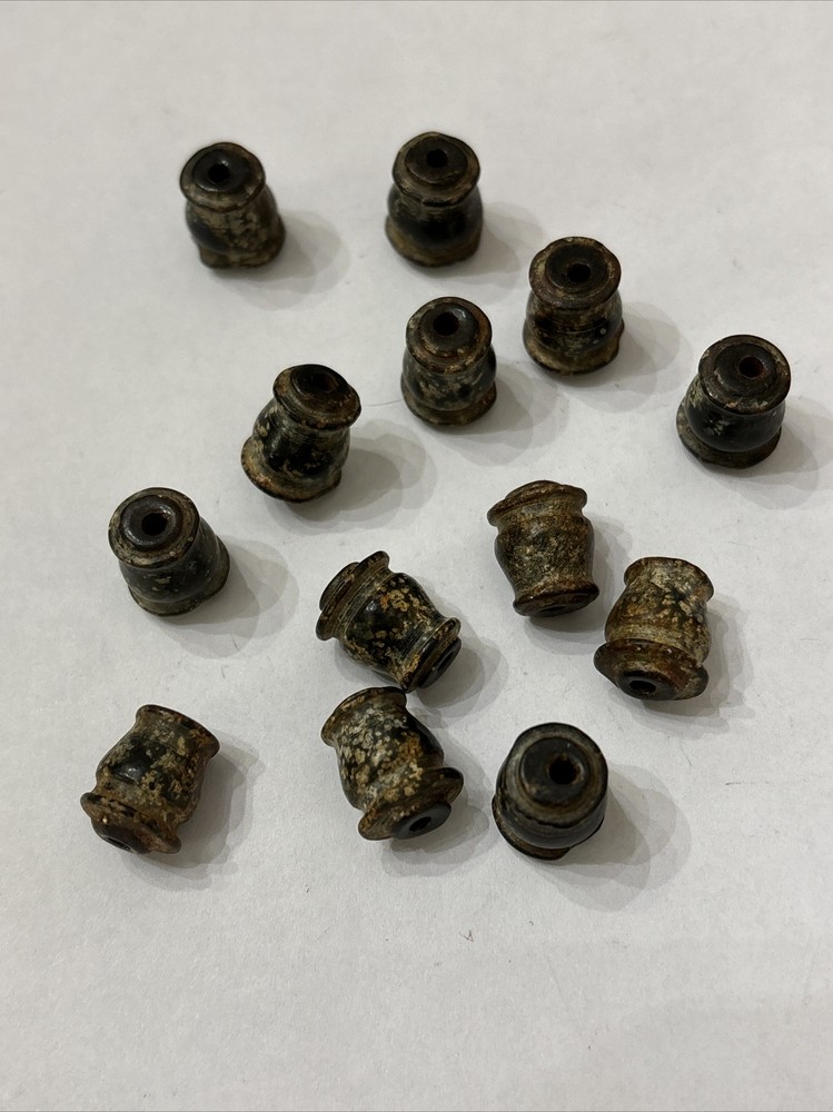 One (1) Each China Ancient Jade Transition Bead
