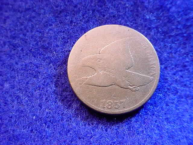1857 FLYING EAGLE CENT NICE COIN!! #50