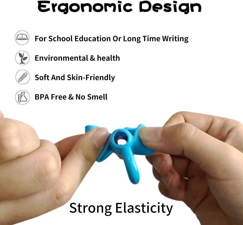 Pencil Correction Grips – Soft Silicone Holders for Correct Writing Posture