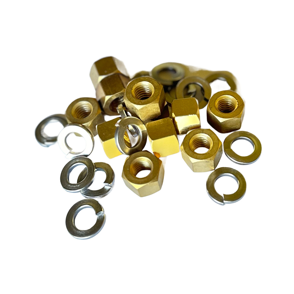 Tri Clamp High Pressure Clamp Nuts and Washers Combo Closed Loop Extractor 10pcs