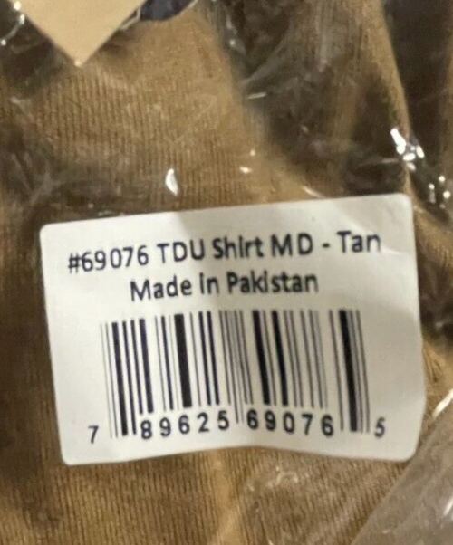 NEW Tippmann Tactical TDU Paintball Jersey - Tan - Medium