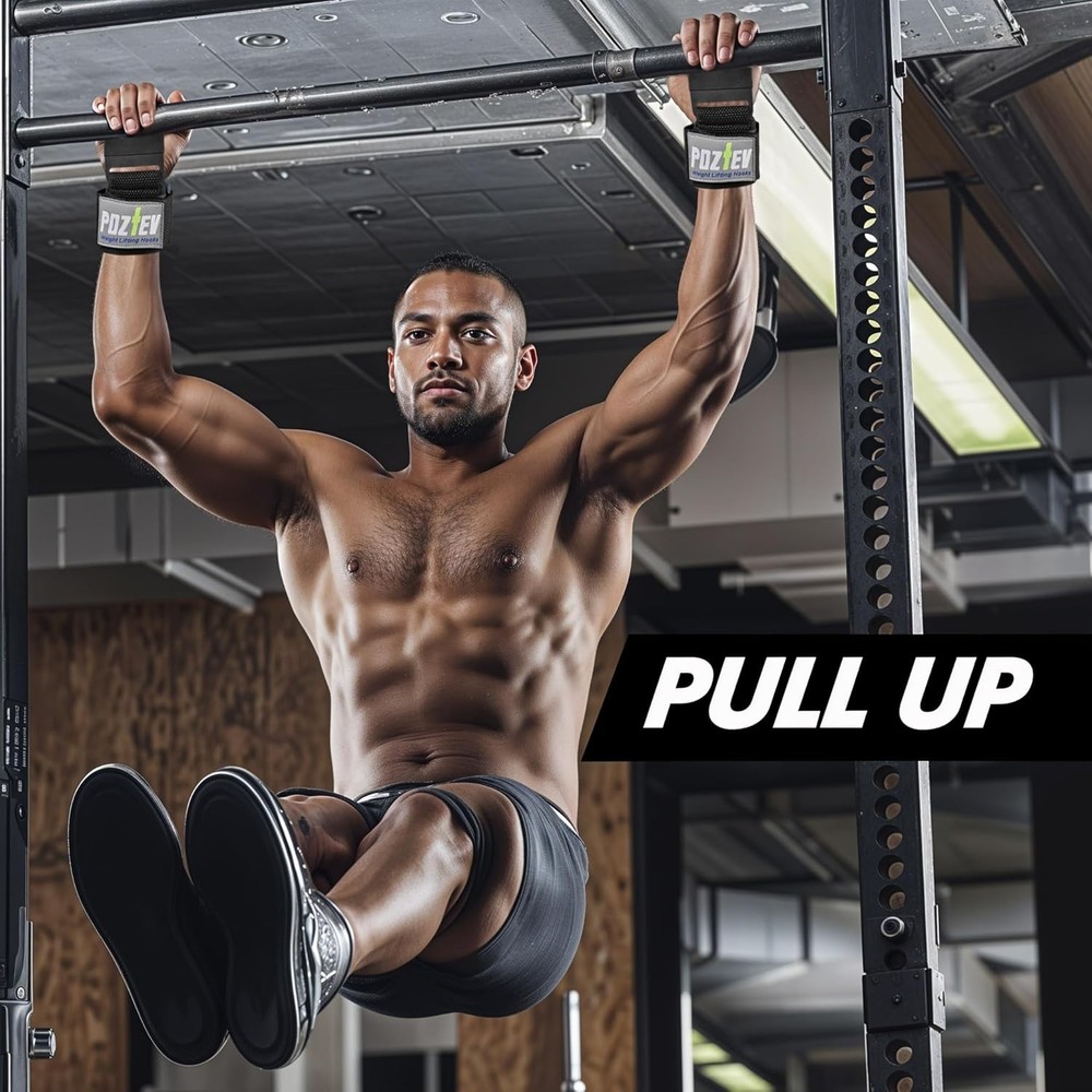 Powerlifting Hand Grips - Ideal for Pull-Ups