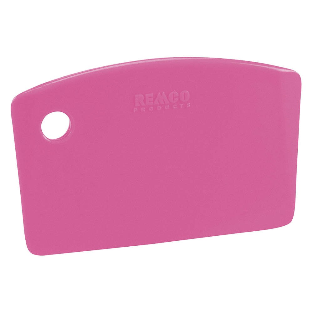 VIKAN 69591 Mini Bench Scraper,Polypropylene,Pink 46MW36