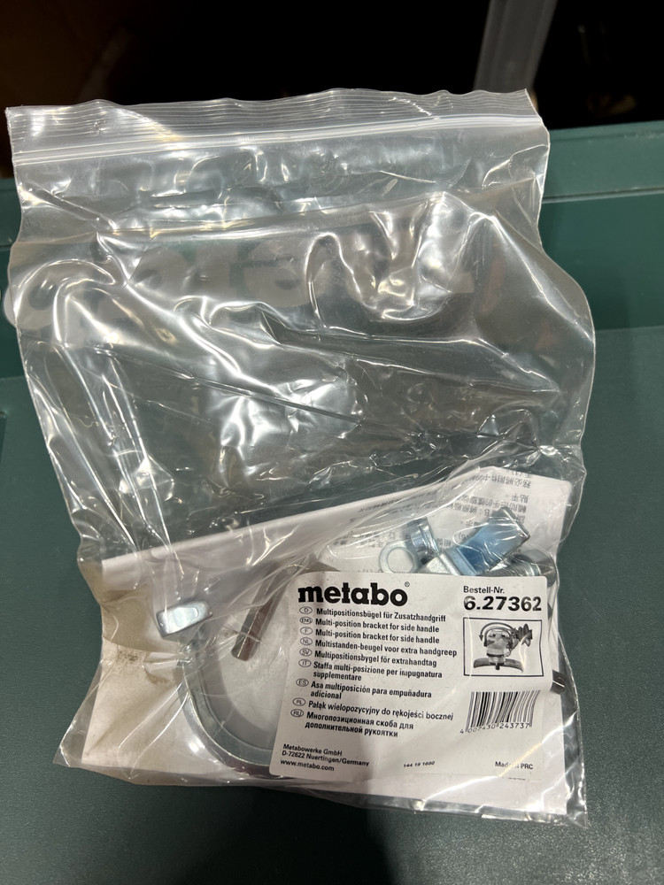 Metabo 627362000 - Multi-Position Bar / Bracket For Side Handle *NEW*