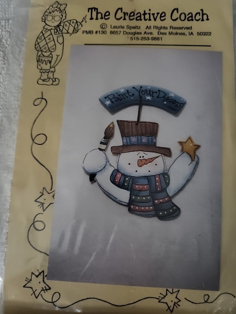 The Creative Coach Snowman Patterns (5) 3 Snowmen, 2 Bunny Patterns
