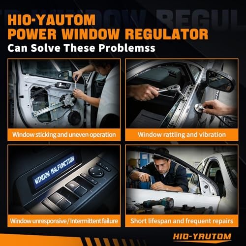 82481-D9010 Front Right Passenger Side Power Window Regulator with Panel