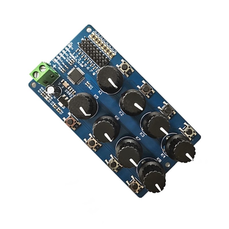 Professional 8Way Servo Controller Debugging Board for Serial Port Connection