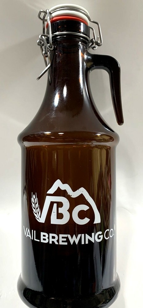 VAIL Brewing co Empty 2 L  Amber Beer Bottle w Cap , EMPTY BOTTLE