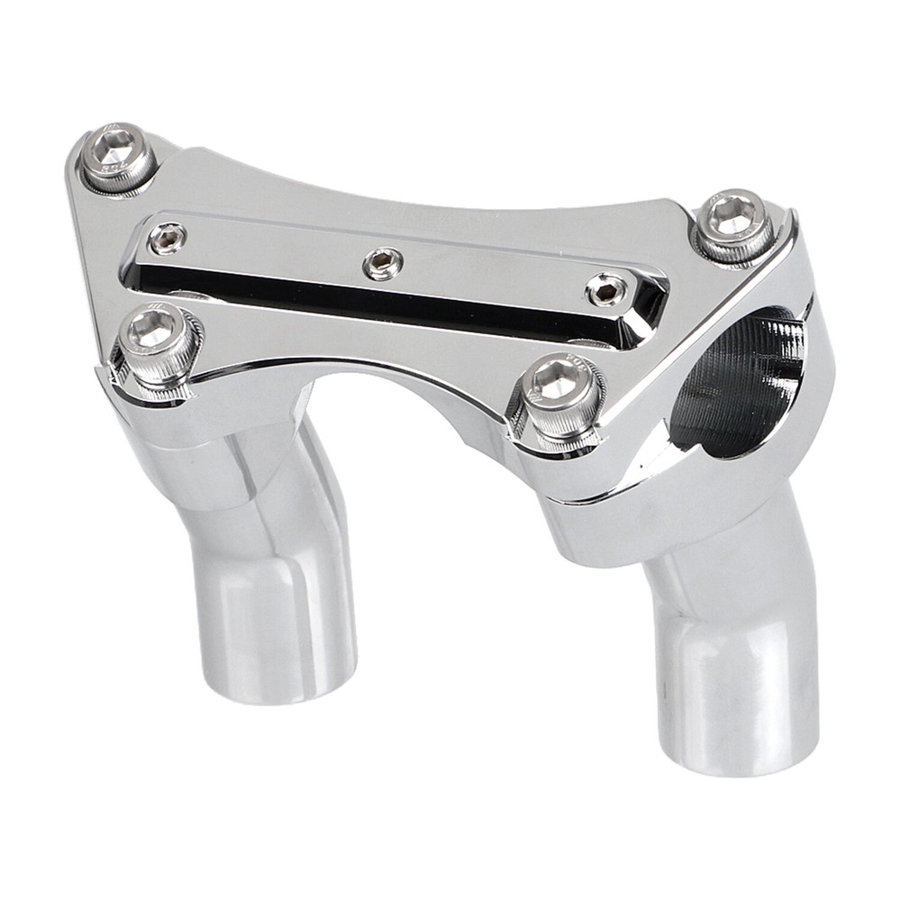 Chrome 3.5" Pullback Handlebar Riser Top Clamp For Harley Dyna Low Rider V-Rod