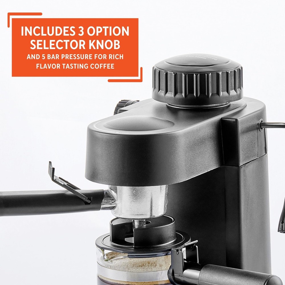 4 Cup Espresso/Cappuccino Maker