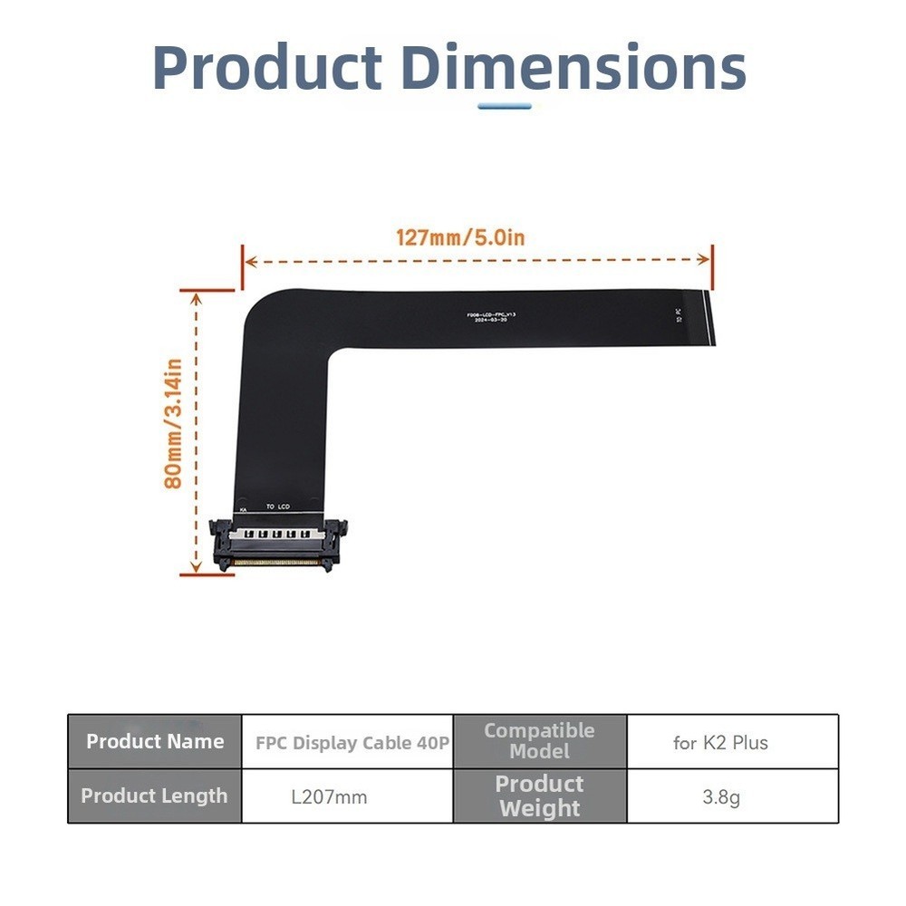 FPC Cable Connection Transfer Board Designed for K2 Plus For 3D Printer