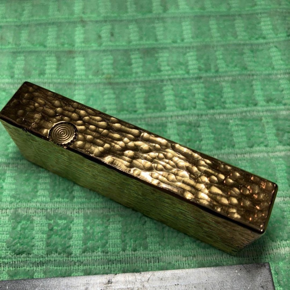 Overhauled Dunhill Gas lighter Gold without box