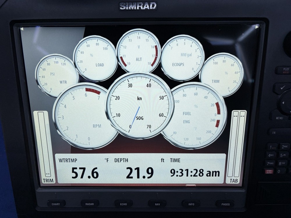 Simrad NSE 12 GPS Chartplotter Multifunction Display W/ Cover - See Description