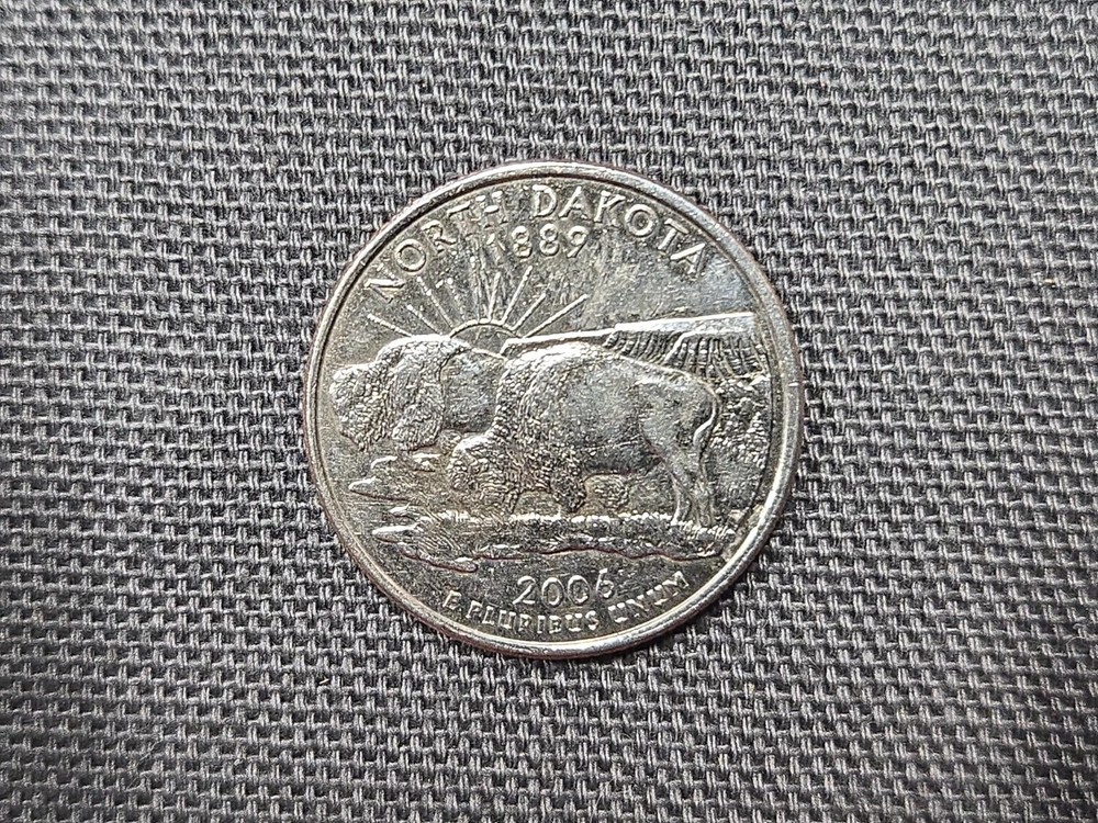 2006 D North Dakota State Quarter (E969)