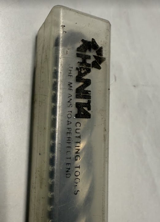 Hanita 3/4 x 3/4 x 3" Solid Carbide End Mill 5 1/4 4J60BXC2