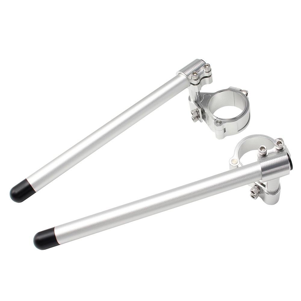 37-58mm Fork Tube Clip On Handlebars Riser Handle Bars Universal Fits Adjustable