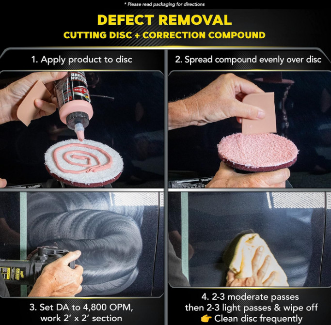 DA Microfiber Correction System 5" Starter Kit, Complete Paint Correction Kit...