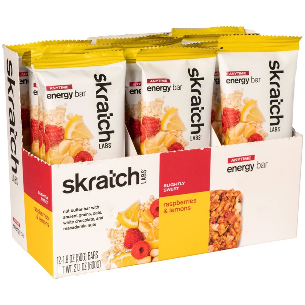 Skratch Labs Anytime Energy Bars - Raspberry/Lemon - 12-Pieces 840367-05