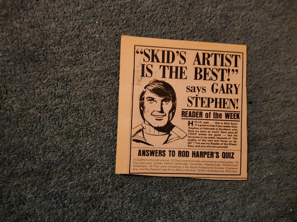 Xm56  Ephemera 1978 Article Gary Stephen Arbroath