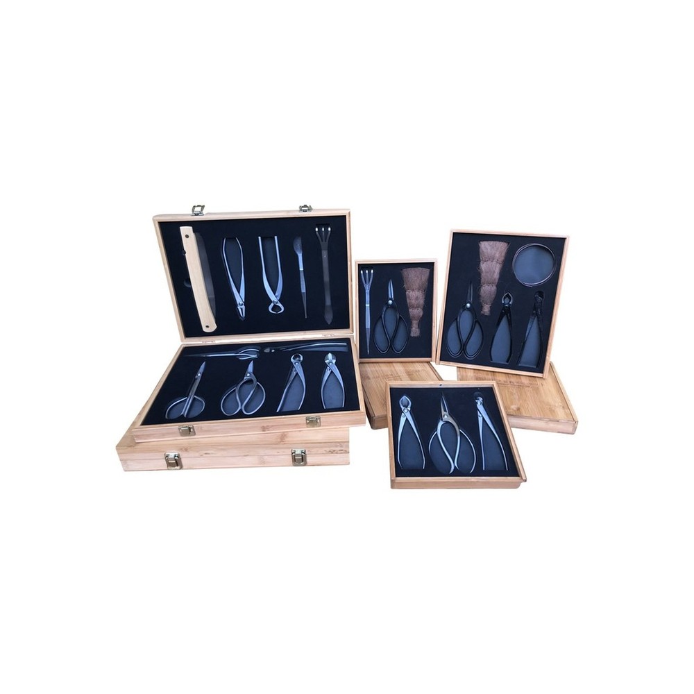 Tinyroots Bonsai Tool Kit 3pc - Set Includes: Traditional Butterfly Shaped Bo...
