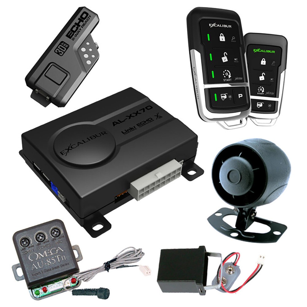EXCALIBUR ALARMS AL-1575 5-BUTTON 2-WAY DELUXE SECURITY & DATA START UPGRADE NEW