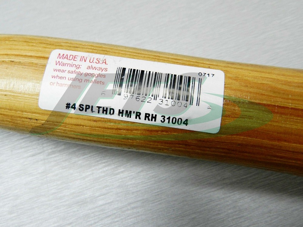 Rawhide Mallet Split Head Hammer #4 GARLAND 31004 with 2" Rawhide Faces 4 Pound