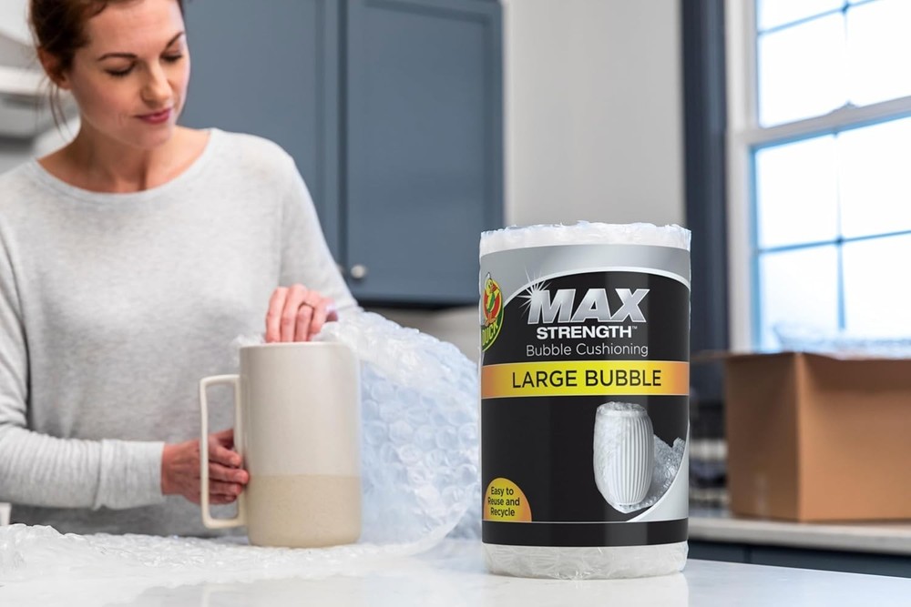 Max Strength 15 FT Bubble Wrap - Reusable & Perforated for Hassle-Free Packing