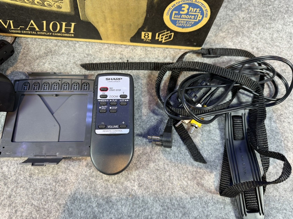 SHARP VL-A10H CAMCORDER tested and working.