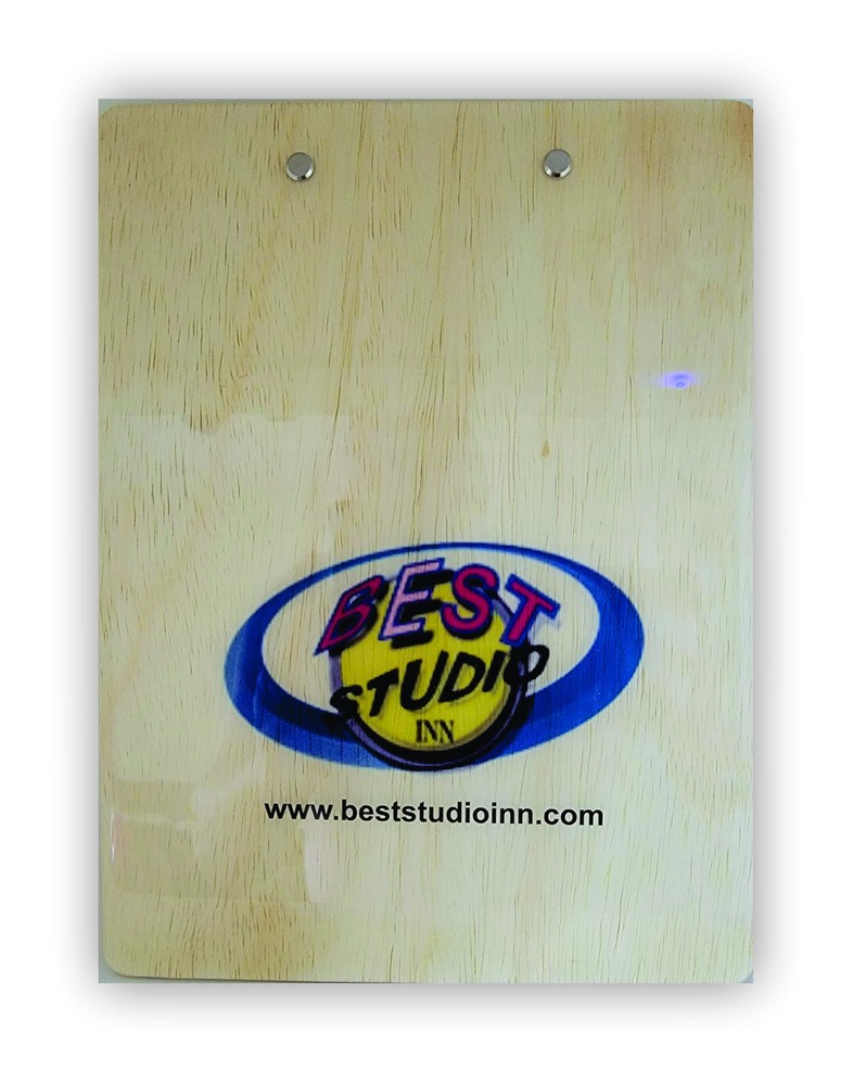 Laser print customized clipboards with epoxy surface 9x12"