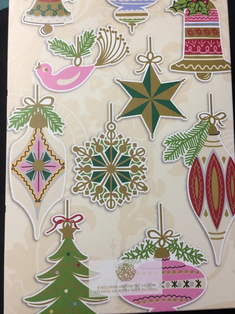Anna Griffin BAUBLES & BRANCHES 80 pcs Dimensional Stickers. ***NEW*** #2