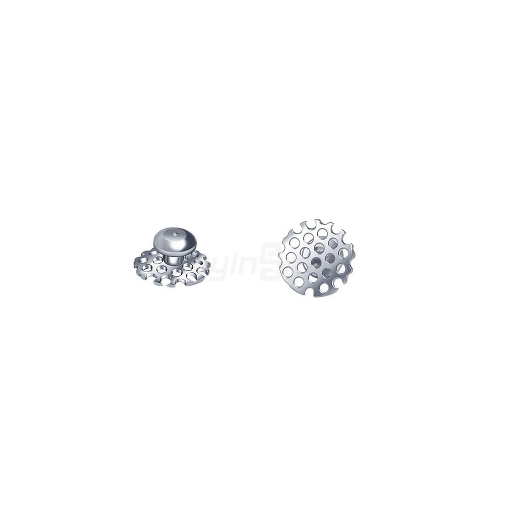 10PCS Dental Orthodontic Lingual Buttons Bondable round/rectangular Mesh Base
