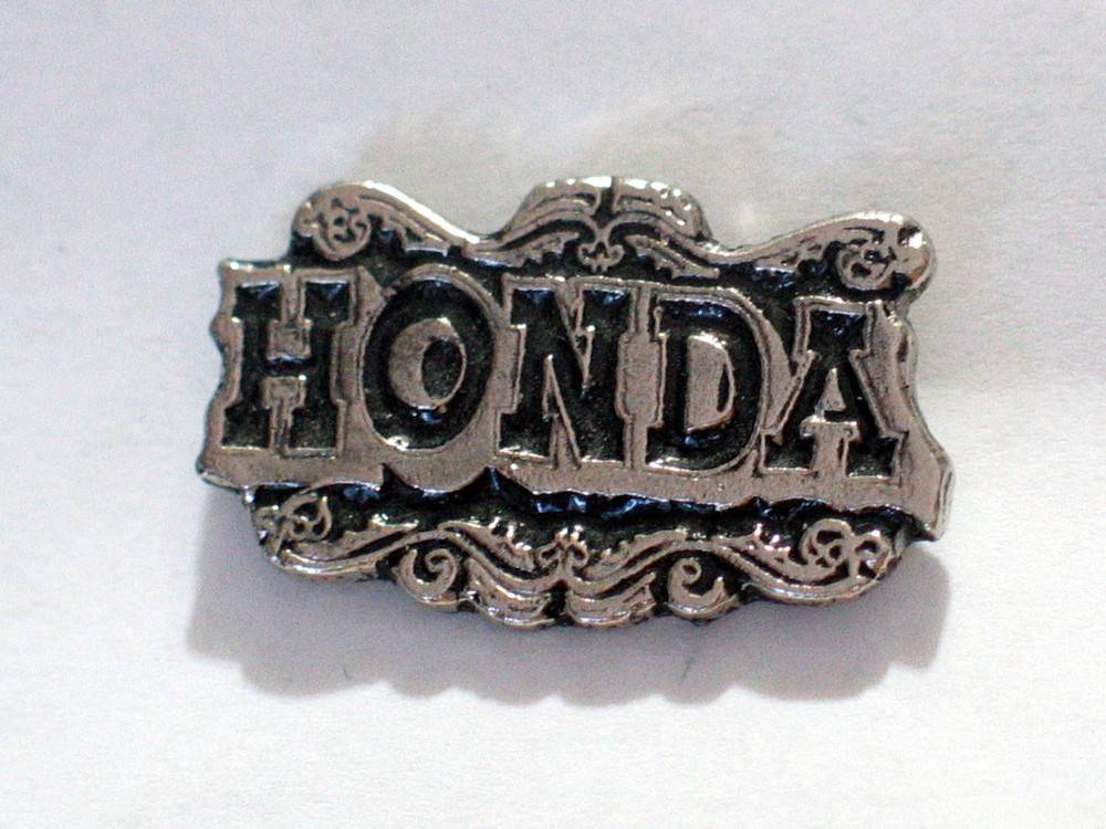 Vintage Honda Name Motorcycle Pin ( 1-Silvertone)