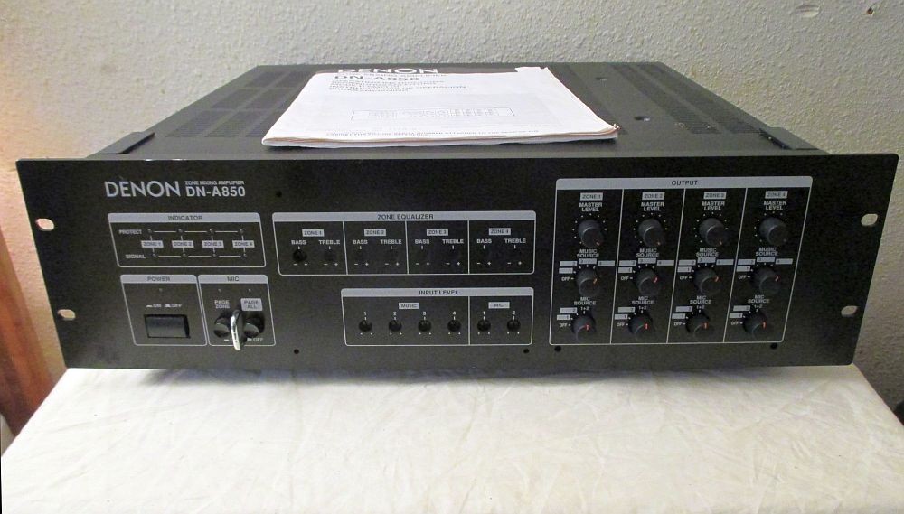 DENON DN-A850 ZONE MIXING AMPLIFIER NEW