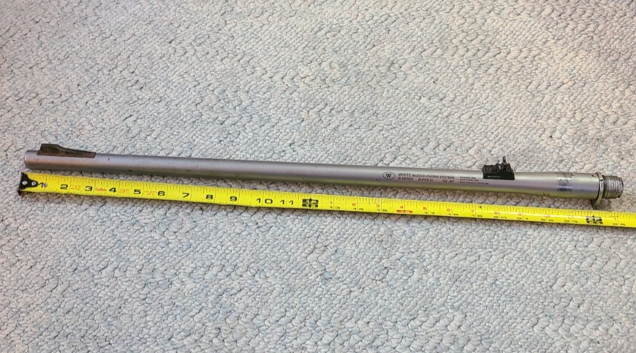 White Muzzleloading Systems Super 91 Series W .451  Cal BARREL MINT BORE RARE