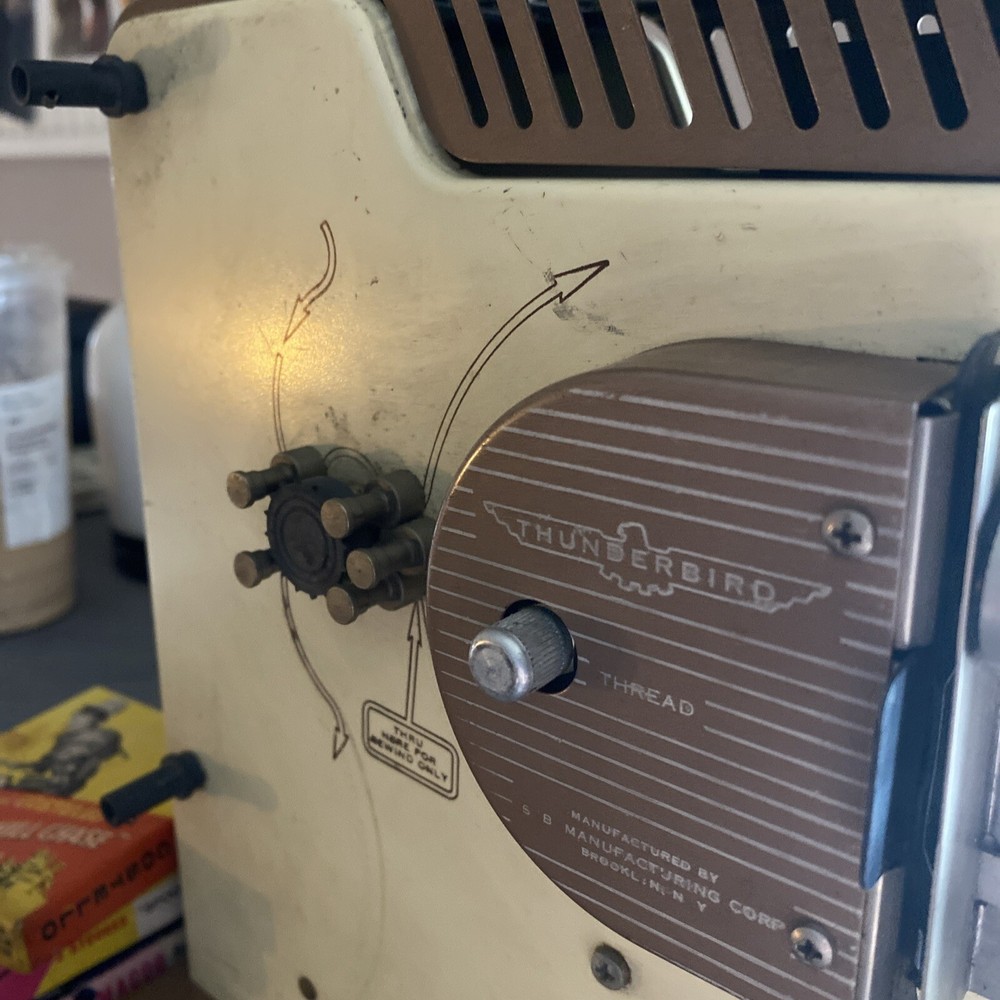 Brumberger 8mm Projector Model 1500- With 3 Films