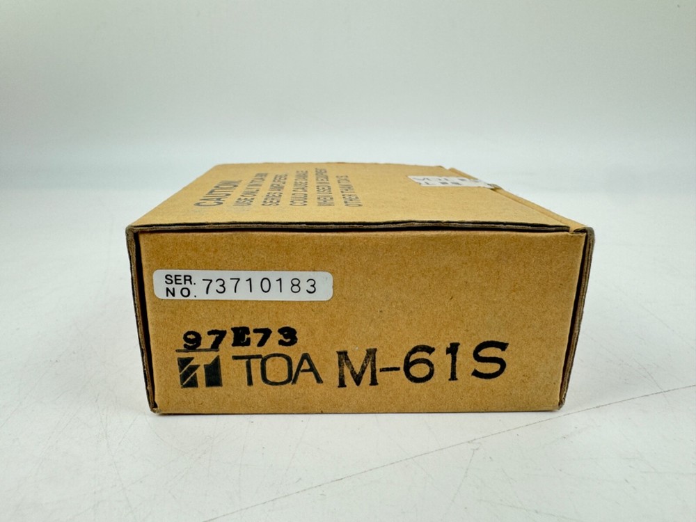 TOA M-61S Microphone Preamp Compressor Module